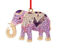 D24TIME Elephant Ornament for Christmas Tree - Purple Elephant Ornaments Christmas Tree Decorations for Women Sisterhood Xmas Gift Home Decor
