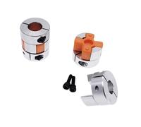 D25L30 6.35/8/9.5/10/12mm Plum Coupling stepper electronic starter shaft coupler Flexible Jaw Spider Shaft Coupler(6.35x12.7)