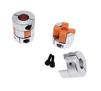 D25L30 6.35/8/9.5/10/12mm Plum Coupling stepper motor shaft coupler Flexible Jaw Spider Shaft Coupler(4x5)