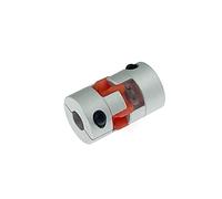 D25L30 Coupler D25 L30 Three Jaw Aluminium Plum Flexible Shaft Coupling Motor Connector Flexible Coupler 5/6/6.35/8/10/12mm(10x10)