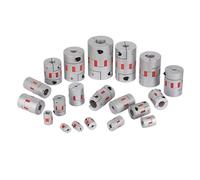 D25L30 Shaft Coupler Flexible Jaw Spider Plum Coupling 6.35/8/9.5/10/12mm Stepper Motor(8x12.7)