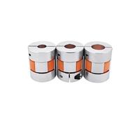 D25L30 shaft coupler Flexible Jaw Spider Plum Coupling Shaft Coupler 6.35/8/9.5/10/12mm stepper electronic starter IINKUEYK(6.35x12)