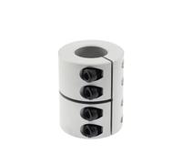 D25L35 Rigid Shaft Custom Coupler Clamp Stepping Servo Motor Coupling 3D Printer Components 5/6/6.35/8/10/12 Real Cr10ender -3(8X10)