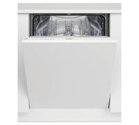 Indesit D2IHL326UK WHITE Built in Full Size Dishwasher, 14 Place