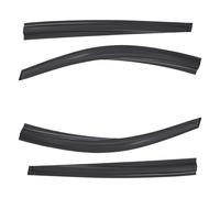 D2P 4Pcs Of Wind Deflectors Replacement Front And Rear Compatible With 2007 - 2014 Mitsubishi L200 MK4 PK / MK6 Replaces 4903200