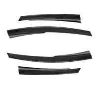 D2P 4Pcs Of Wind Deflectors Replacement Front & Rear Compatible With 2009 - 2017 Ford Fiesta MK6 HB 5D Replaces 2614200