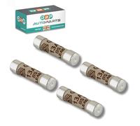 D2P 4x Cartridge Fuse 13 AMP Main Plug | For Household Domestic Plug (Brown)