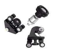 D2P Bottom Middle Top Left Sliding Door Roller Guide Hinge Replacement | Compatible With 00-24 Opel / Vauxhall Movano 1.9, 06-24 Movano A Bus 2.5 | 7700351354