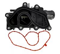 D2P Front Axle Lower Thermostat Coolant Housing Replacement | Compatible With 2018-2024 Mercedes A-class W177 A 160, A 180, A200 Replaces 2822030175