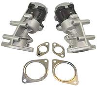 D2P Front Pair of EGR Valves Replacement | Compatible with 02-12 Landrover Range Rover Mk 3, 05-13 Range Rover Sport 2.7 D | LR018324-23