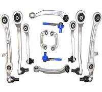 D2P Front Suspension Wishbone Control Arm Pair Replacement | Compatible With 04-11 Audi - A6, 05-11 A6 Avant, 06-11 A6 Allroad | 4F0498998