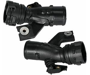 D2P Front Upper Left Air Intake Intercooler Turbo Pipe Tube Replacement | Compatible With 2002-2010 Nissan Qashqai/Qashqai +2 Mk1 1.5 Dci | 14460-BB31