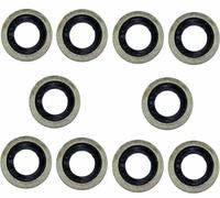 D2P Oil Drain Sump Plug Washers/seal Ring Compatible With Land Rover Freelander 2, Evoque, Mini Clubman, Peugeot Replaces 016454