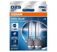 D2S OSRAM Cool Blue Intense Xenarc Next Gen 35W 6200K Xenon HID Bulbs (Pair)