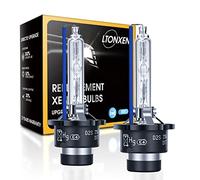 D2S Xenon 8000K Burner, 12V 35W Cold Blue Car Headlight Bulb HID Discharge Lamp Replacement Kit (Pack of 2)