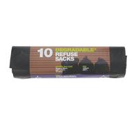 D2W Refuse Sacks 70L 100% Degradable, 74x86cm 10 Bags