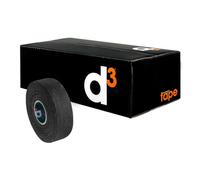 d3 AST Athletic Sports Tape Black 25mm x 13.7m (24 Rolls) Hand Tearable Zinc Oxide Small Joint Strapping Finger, Wrist, Thumb Support
