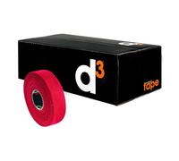 d3 AST Athletic Sports Tape Red 25mm x 13.7m (24 Rolls) Hand Tearable Zinc Oxide Small Joint Strapping Finger, Wrist, Thumb Support