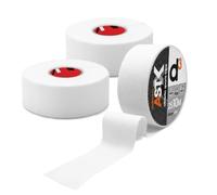 d3 Athletic Sports Tape X 2.5cm x 10m - 3 Rolls White Zinc Oxide Tape Strong Physio Strapping for Thumb, Wrist, Fingers & Toes | Gym, Rugby, Football, Boxing & MMA Wraps