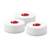 d3 Athletic Sports Tape X 2.5cm x 15m - 3 Rolls White Zinc Oxide Physio Strapping Strong Adhesive - Thumb, Wrist & Hand Joint Support for Rugby, Boxing Wraps, Weightlifting & First Aid Taping