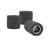 d3 Cohesive Bandage Compression Football Sock Tape Shinguard Wrap Charcoal (3 Rolls) 50mm x 5 Metres Sports Wrist Ankle Injury Support Strapping Pet & Vet Wrap Cats, Dogs