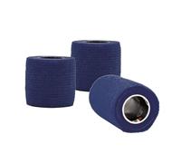 d3 Cohesive Bandage Compression Football Sock Tape Shinguard Wrap Midnight (3 Rolls) 50mm x 5 metres Sports Wrist Ankle Injury Support Strapping Pet & Vet Wrap Cats, Dogs