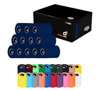 d3 Cohesive Bandage Compression Wrap Extra Wide Midnight 100mm x 5 metres (12 Rolls) Sports Physio Joint Injury Support Strapping Horses, Dogs Pet & Vet Leg Wrap