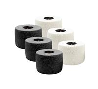 d3 Elastic Adhesive Bandage Tear EAB Tape 5cm x 7m Mixed - 6 Rolls Light Rip Hand Tearable Sports Joint Strapping for Wrist, Ankle & Rugby Lifting Support - Weightlifting Thumb Taping