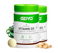 D3, K2 & B12 | With Vitamin D3 For Stronger Bones, K2 (MK7) for Bone Density & B12 for Muscle Growth & Recovery - 180 Tablets (Pack 2)