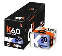 d3 K6.0 Kinesiology Tape 5cm x 6m Amethyst - 6 Rolls Water Resistant Hypoallergenic Kinetic Tape for Knee Pain, Shoulder, Back & Muscle Support - Injury Recovery & Sports Tape Strapping