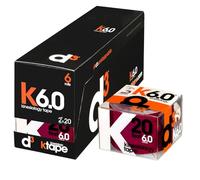 d3 K6.0 Kinesiology Tape 5cm x 6m Maroon - 6 Rolls Water Resistant Hypoallergenic Kinetic Tape for Knee Pain, Shoulder, Back & Muscle Support - Injury Recovery & Sports Tape Strapping