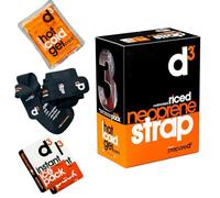 D3 R.I.C.E.D Neoprene Compression Strap Sports Injury Cold Therapy Bandage Wrap, 1 x hot/cold re-usable gel pack, 2 x instant ice packs