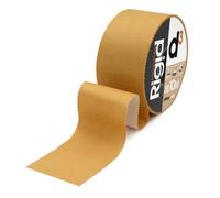 d3 Rigid Strapping Tape 3.8cm x 10m - 1 Roll Tan Zinc Oxide Tape Rayon Extra Strong Physio Strapping Tape for Sports Injuries & Blister Prevention - Ankle, Wrist Joint Support for Rugby, Football