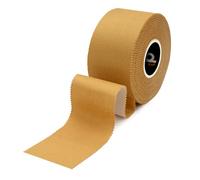 d3 Rigid Strapping Tape 3.8cm x 15m - 1 Roll Tan Zinc Oxide Athletic Sports Tape Premium Rayon Extra Strong Adhesive Blister Prevention - Ankle, Wrist & Joint Support for Rugby, Weightlifting & Physio