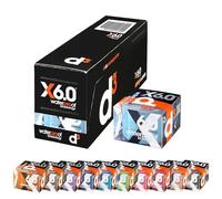 d3 X6.0 Extreme Waterproof Kinesiology Tape 50mm x 6m (Powder Blue, 6 Rolls) Swimming Watersports Wintersports Ankle, Knee, Shoulder, Elbow Kinetic Physio Muscle Injury Strapping Support