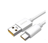 D301 USB-C Data Cable for OPPO, Compatible with Supervooc Charging 65W - White - Bulk