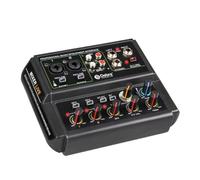 D4-Live 4 Channel Audio Interface Sound Card With, +48v Phantom Power, 16 Kinds Of DSP, For Live Broadcast,Recording. Artists and Bands