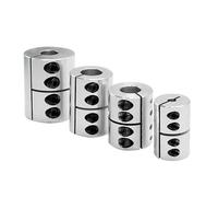 D40 L50 Aluminum Alloy Rigid Coupling High Precision Shaft Rod Coupler Clutch(10mm to 16mm)