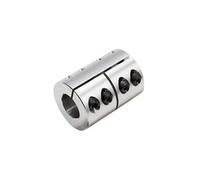 D40 L50 Aluminum Alloy Rigid Coupling High Precision Shaft Rod Coupler Clutch For Cnc Stepper electronic starter Carving Machine Screw(14mm to 14mm)