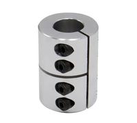 D40 L50 Aluminum Alloy Rigid Coupling, High Precision Shaft Rod Coupler Clutch, For Stepper Motor Machine Screw(14mm to 20mm)