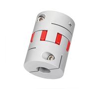 D40L50mm Motor Shaft Plum Coupling High Torque Coupler Elastic Flexible 6/8/9/10/12/16/17/18-24mm 1Pcs(10X22)