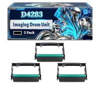 D4283 Imaging Drum Unit Compatible for Dell 1700 1700n 1700pn 1710 1710n P1700 Printers, With Chip Large Capacity 40000 Pages (3 Pack Black)