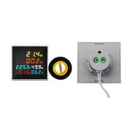 D48-2058 Multi Function Digital Meter 6 In 1 AC 50-300V/250-450V Voltmeter Ammeter LCD Display Voltage Energy 1Pcs(AC250-450V)