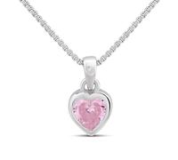 D4D Silver Diamond June Birth Crystal necklace - D8587