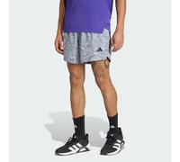 adidas Men's D4T Primelift AOP Short Shorts, Halo Silver/Grey, 3XL 5 inch