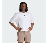adidas Men's D4T Primelift Short Shirt, White, L