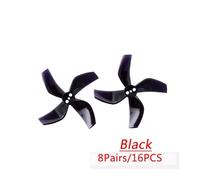 D51 2020 2x2 2inch 50.3mm 4-Blade PC Propeller 1.5mm For RC FPV Racing Freestyle Tinywhoop BETA85X 2inch Drone(8pairs black)