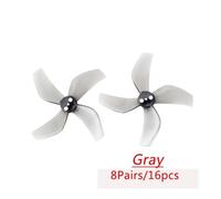 D51 2020 2x2 2inch 50.3mm 4-Blade PC Propeller 1.5mm For RC FPV Racing Freestyle Tinywhoop BETA85X 2inch Drone(8pairs gray)