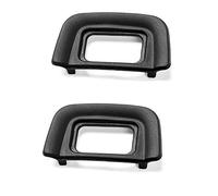 D5100 DK-20 Viewfinder Eyepiece Eyecup Eye Cup for Nikon D5100 D3100 D3000 D60 Digital Camera[2 Packs], Replace Eyepiece DK-20, Fire Rock Eyecup DK20