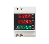 D52-2047 Power Energy Voltmeter Electrical Multi-function Digital Meter Din Rail Meters Power Consumption Meter AC200V-450V(AC200V-450V)